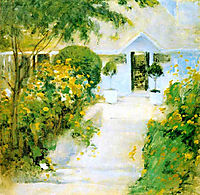 A Garden Path, 1899, twachtman