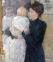 Mother and Child, c.1893, twachtman