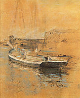 Newport Harbor, c.1889, twachtman
