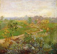 Road over the Hill, c.1899, twachtman