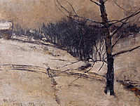 Snow Scene, 1882, twachtman