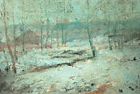 Snow Scene, c.1890, twachtman