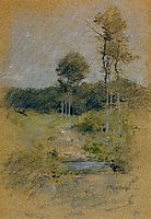 Spring Landscape (also known as Spring in Marin County), c.1893, twachtman