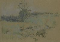 Study of a Landscape, 1895, twachtman