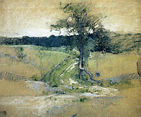 Tree by a Road, 1889, twachtman