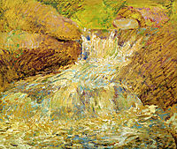 Waterfall, Greenwich, c.1899, twachtman