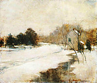 Winter in Cincinnati, c.1882, twachtman