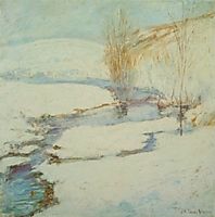 Winter Landscape, 1900, twachtman