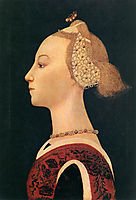 Portrait Of A Lady, 1450, uccello