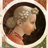 Roundel with Head, c.1435, uccello