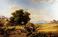 The Last Day Of The Harvest, 1860, unterberger