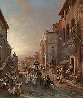 Procession in Naples , unterberger