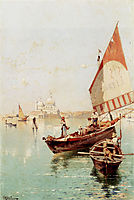 Sailboat In A Venetian Lagoon, unterberger