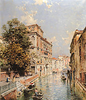 A View in Venice, Rio S. Marina, unterberger