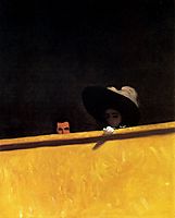 Box Seats at the Theater, the Gentleman and the Lady, 1909, vallotton