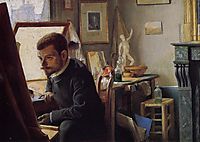 Felix Jasinski in His Printmaking Studio, 1887, vallotton
