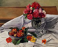 Flowers and Strawberries, 1920, vallotton