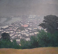 Honfleur in the mist, 1911, vallotton