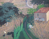 Houses and reeds, 1924, vallotton