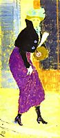 In The Street Woman with Muff, 1895, vallotton