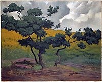 Landscape made in wood, 1918, vallotton