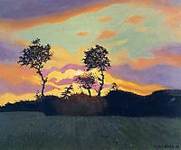 Landscape at Sunset, 1919, vallotton