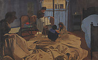 The Laundress, Blue Room, 1900, vallotton