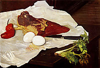 Meat and eggs, 1918, vallotton