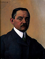 My portrait, 1908, vallotton