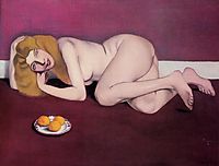 Nude Blond Woman with Tangerines, 1913, vallotton