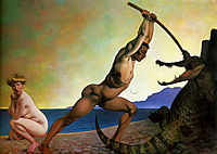 Persee killing the Dragon, 1910, vallotton