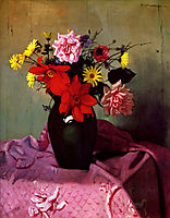Pinks and daisies or Pinks and dahlias, 1912, vallotton