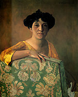 Portrait de Gabrielle Vallotton, 1908, vallotton