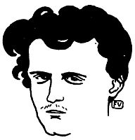 Portrait of French poet le Comte de Lautréamont , 1896, vallotton