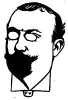 Portrait of French writer Henri Mazel , 1898, vallotton