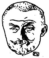 Portrait of French writer Joris Karl Huysmans , 1898, vallotton