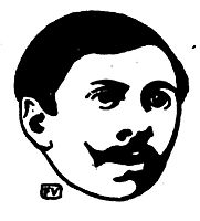 Portrait of French writer Paul Adam , 1896, vallotton