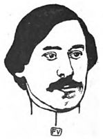 Portrait of French writer Paul Fort , 1898, vallotton