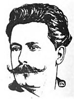 Portrait of French writer René Ghil , 1898, vallotton