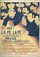 Poster Ah La Pé...la Pé...La Pepinière, 1898, vallotton