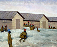 Senegalese soldiers at Camp de Mailly, 1917, vallotton