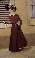 Woman with a Plumed Hat, 1895, vallotton