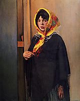Young Woman with Yellow Scarf, 1911, vallotton