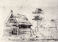 Barn and Farmhouse, vangogh