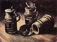 Beer Tankards, 1885, vangogh