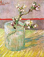 Blossoming Almond Branch in a Glass, 1888, vangogh