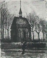 Church in Nuenen, with One Figure, c.1884, vangogh