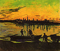 Coal Barges , 1888, vangogh