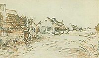 Cottages in Saintes-Maries, 1888, vangogh