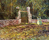 Entrance to the Voyer-d-Argenson Park at Asnieres, 1887, vangogh